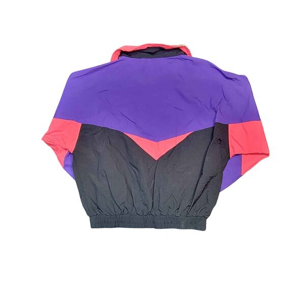 Tri-color Dual Control Retro Ski Jacket - Picture 3 of 5